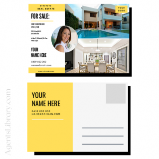 For Sale / Sold / For Rent  “Postcard” Template #11