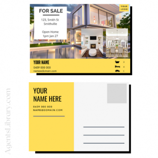 For Sale / Sold / For Rent  “Postcard” Template #15