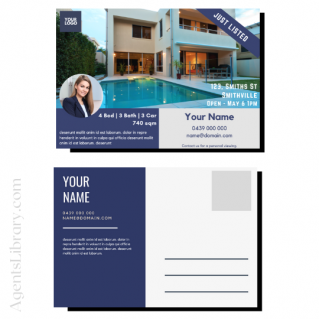 For Sale / Sold / For Rent  “Postcard” Template #17