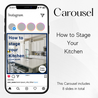 Carousel Template – How to stage your Kitchen
