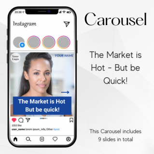 Carousel Template – The Market is Hot – But be Quick!