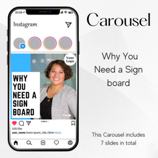 Carousel Template – Why You Need a Sign board